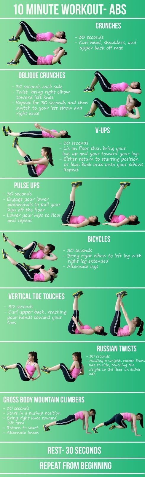 10 Minute Abs Workout